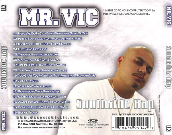 Mr. Vic - Southside Rap Chicano Rap